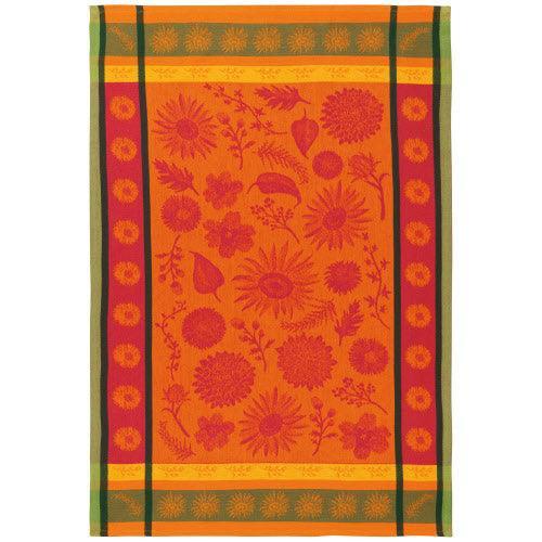 NOW Designs Dishtowel: Jacquard, Sunflower Splendor