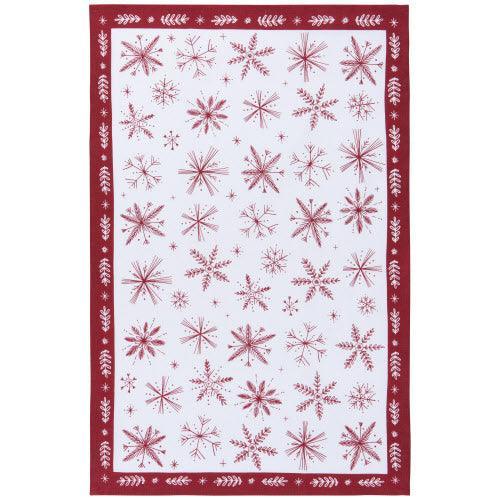 NOW Designs Dishtowel: Snowflakes