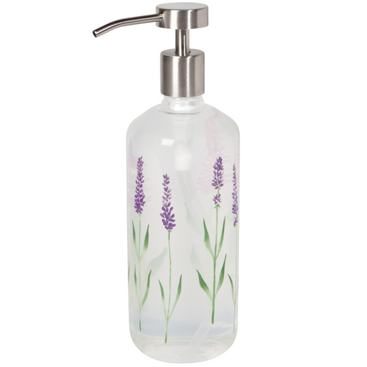 NOW Designs Glass Soap Pump: Lavender