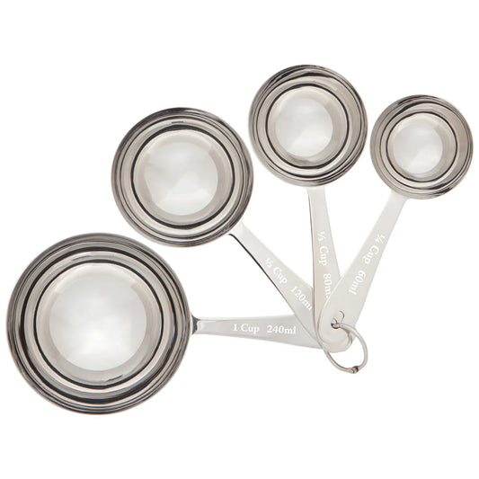 NOW Designs Measuring Cups Set: Silver
