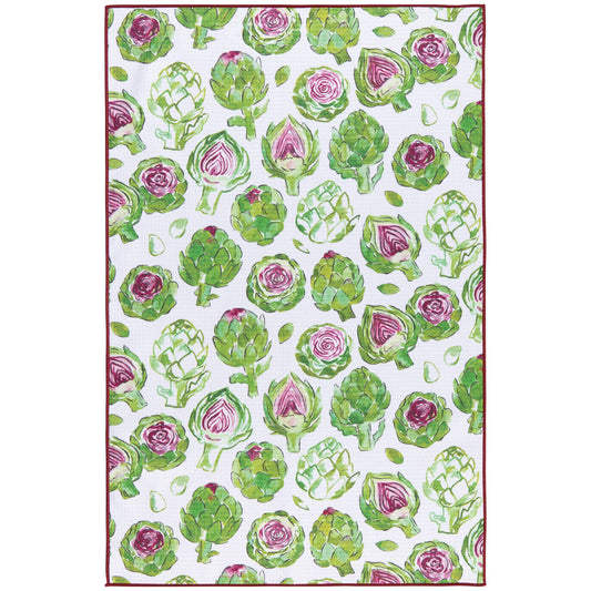 NOW Designs Microfiber Dishtowel: Artichoke