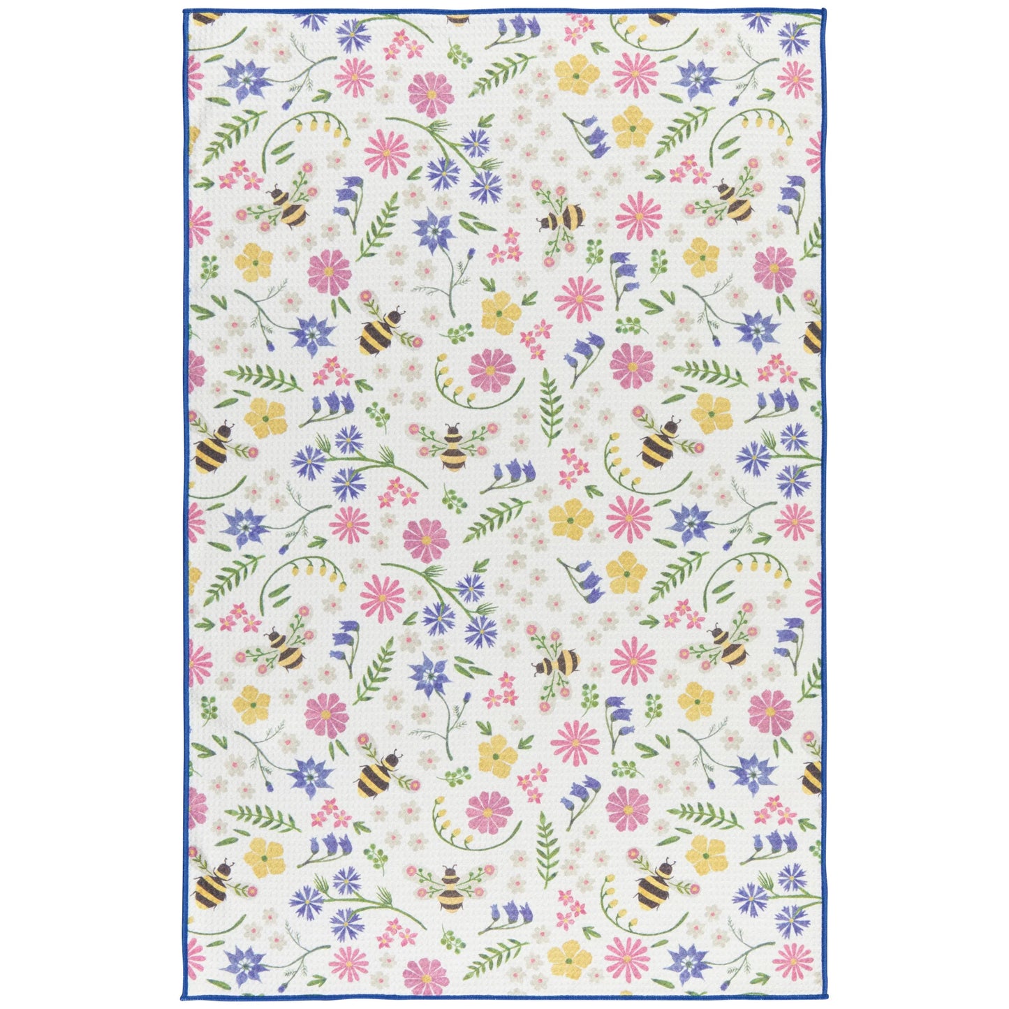 NOW Designs Microfiber Dishtowel: Bee Garden