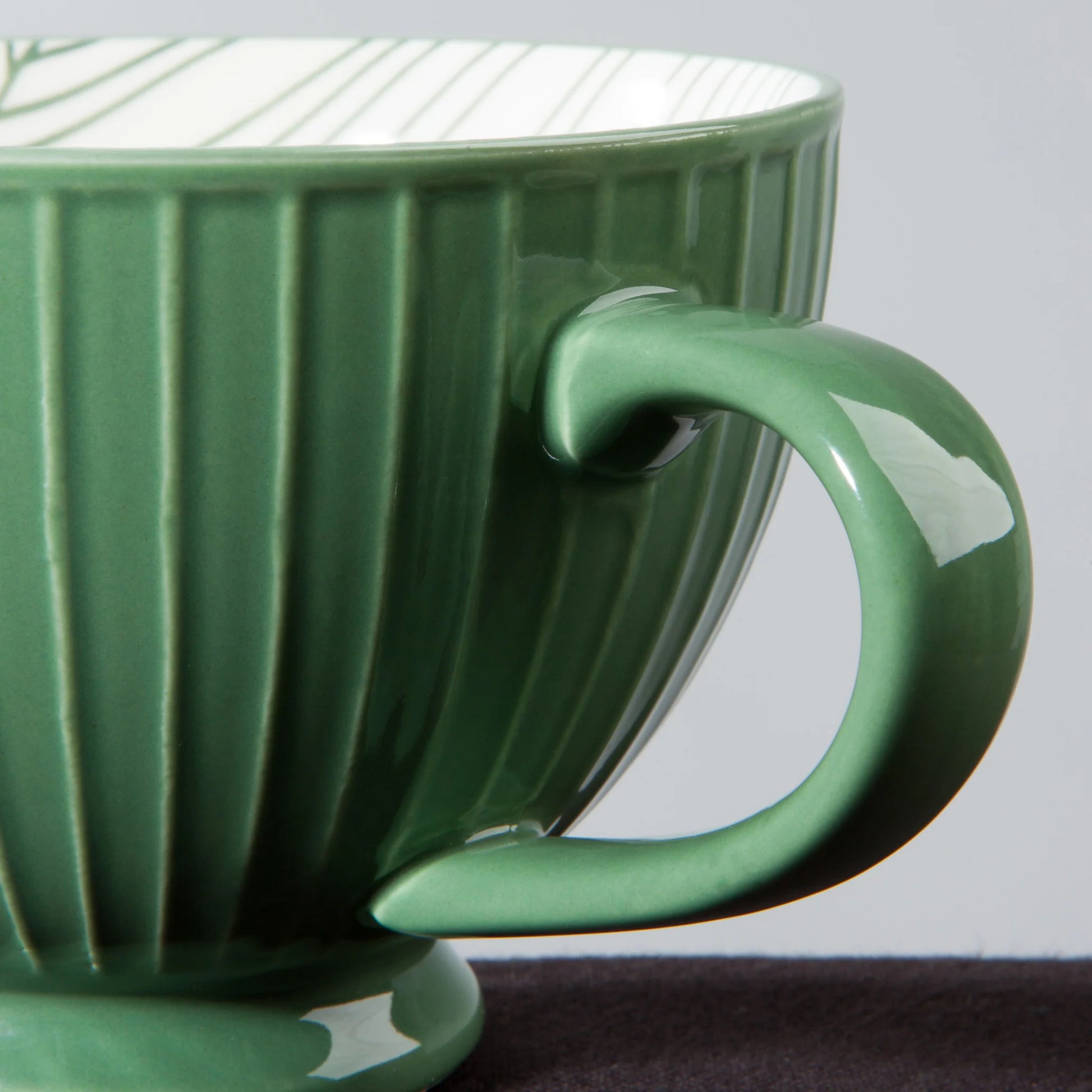 NOW Designs Mug: Latte, Elm Green