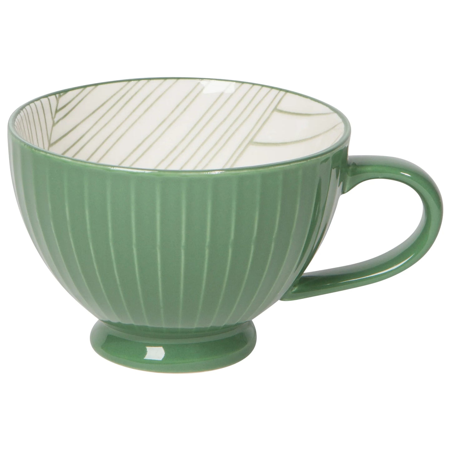 NOW Designs Mug: Latte, Elm Green
