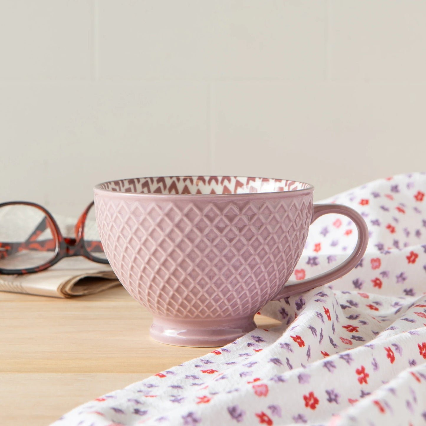 NOW Designs Mug: Latte, Mauve