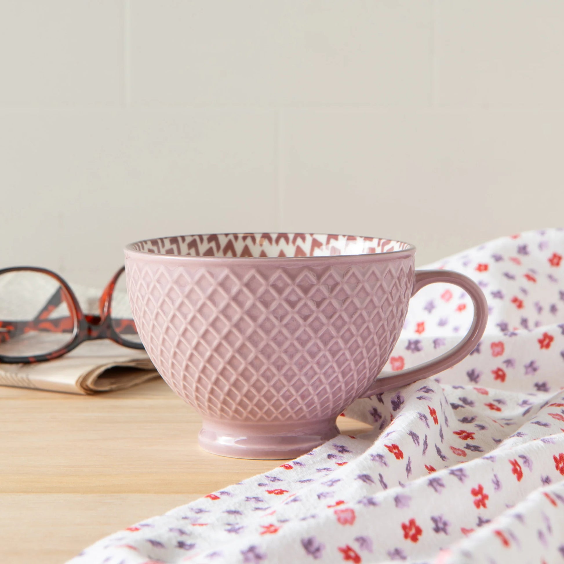 NOW Designs Mug: Latte, Mauve