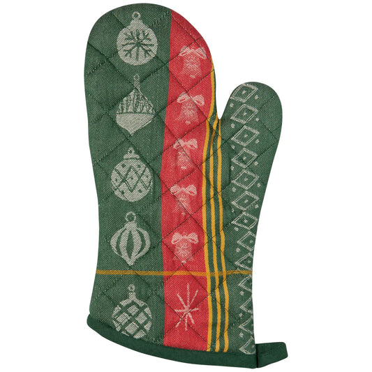 NOW Designs Oven Mitt: Jacquard, Festive Fir