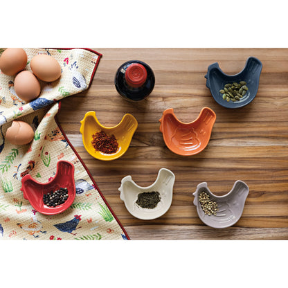NOW Designs Pinch Bowls (Set of 6): Chickens