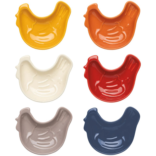 NOW Designs Pinch Bowls (Set of 6): Chickens