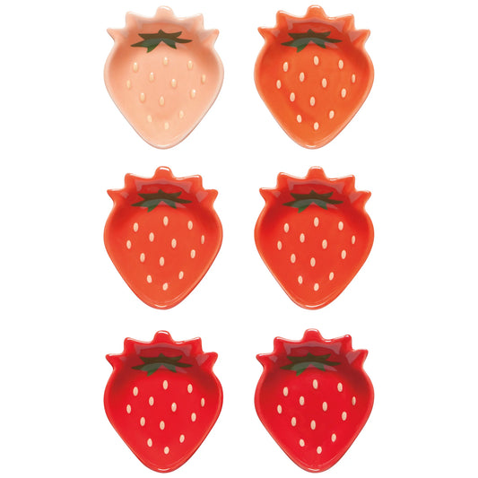 NOW Designs Pinch Bowls (Set of 6): Strawberries