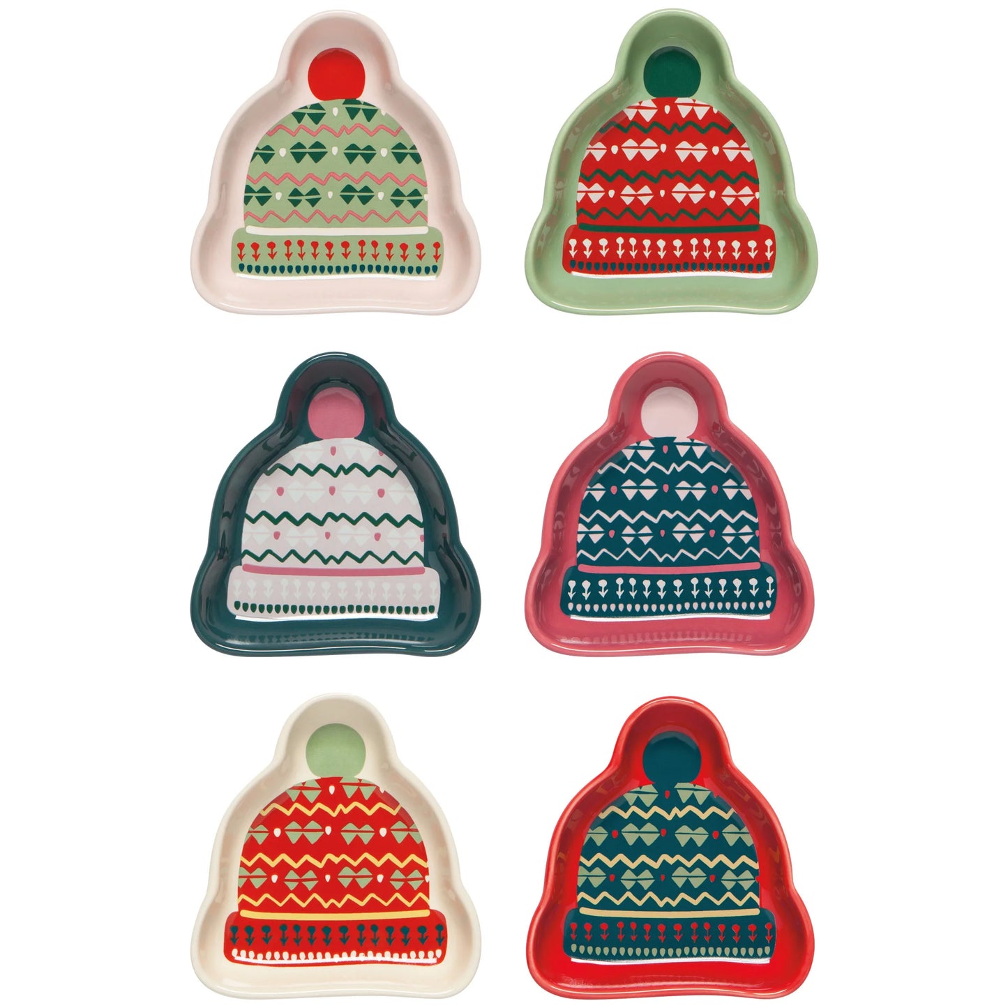 NOW Designs Pinch Bowls (Set of 6): Winter Woolens