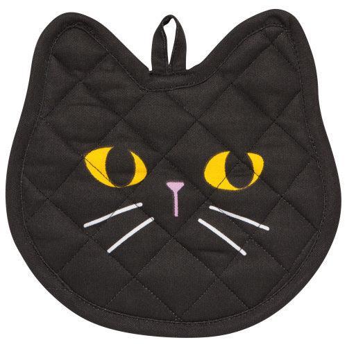 NOW Designs Pot Holder: Black Cat