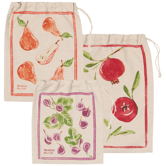 NOW Designs Produce Bags (Set of 3): Ambrosia