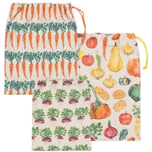 NOW Designs Produce Bags (Set of 3): Veggie Stand