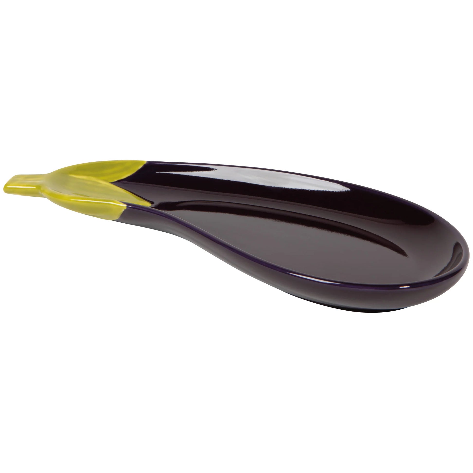 NOW Designs Shaped Dish: Eggplant