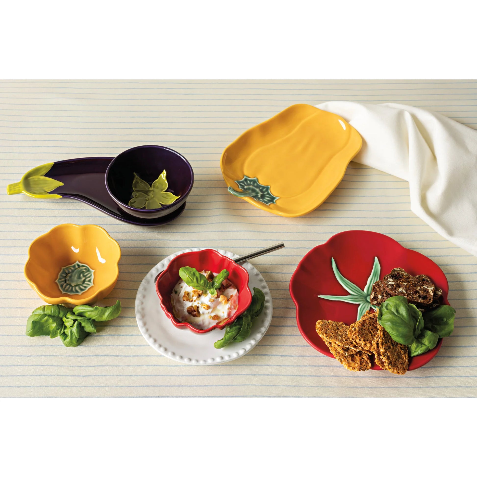 NOW Designs Shaped Dish: Eggplant