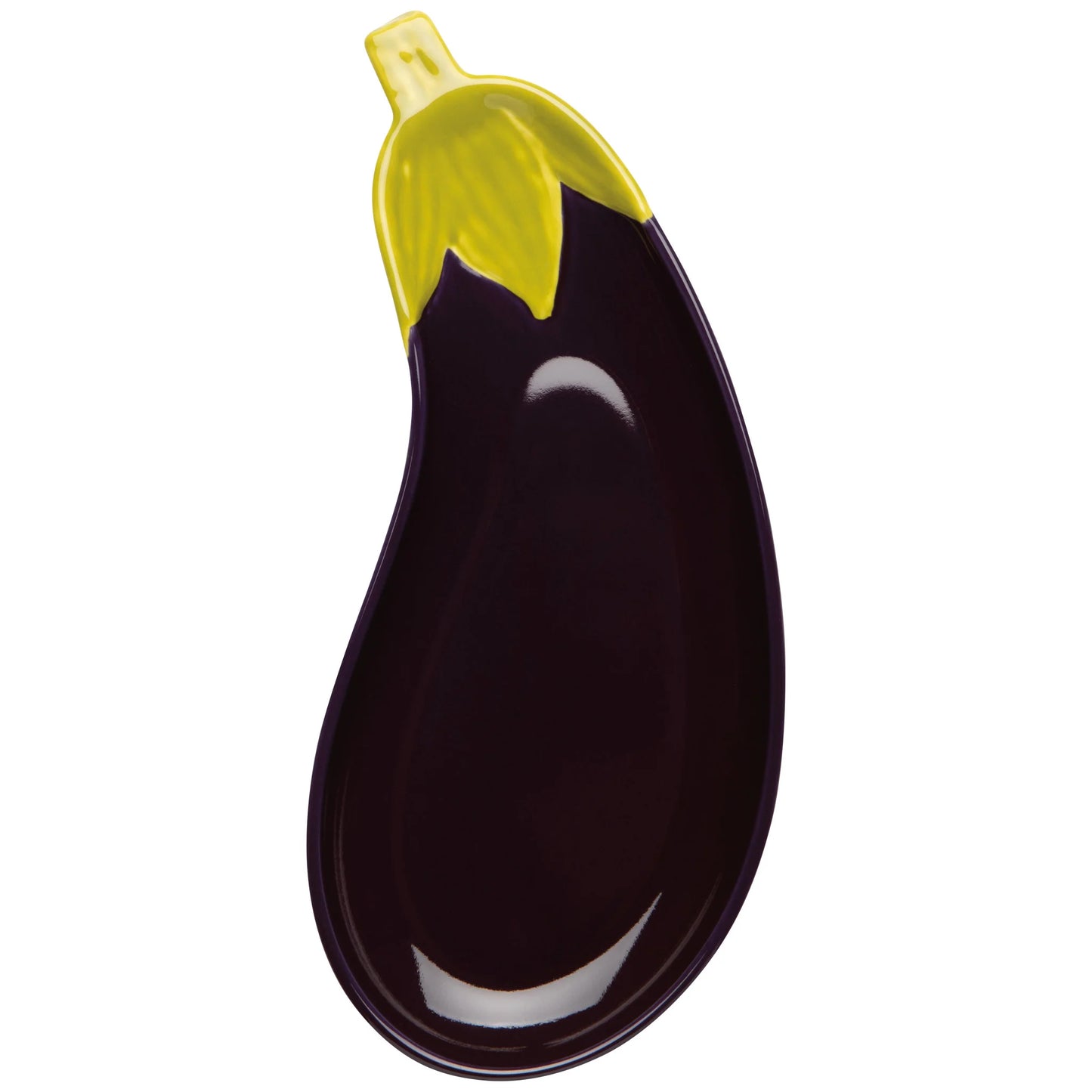 NOW Designs Shaped Dish: Eggplant