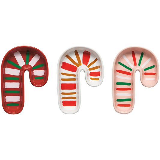 NOW Designs Shaped Dishes (Set of 3): Merry Mints