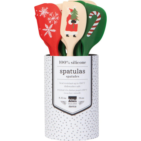 NOW Designs Spatulas: Holiday Cheer