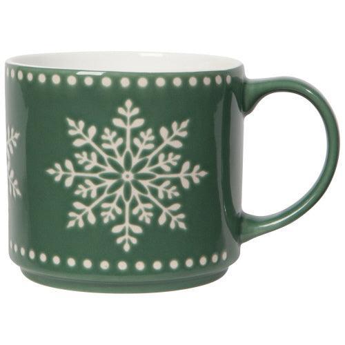 NOW Designs Stacking Mug: Snowflake