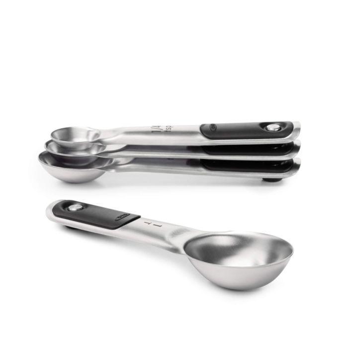 OXO Stainless Steel Magnetic Measuring Cups and Spoons Set