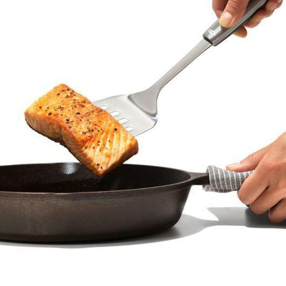 OXO Steel Cooking Turner, Slotted