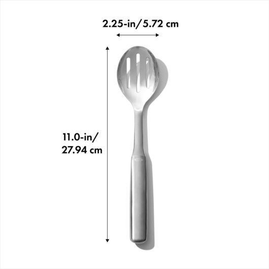 OXO Steel Serving Spoon, Slotted