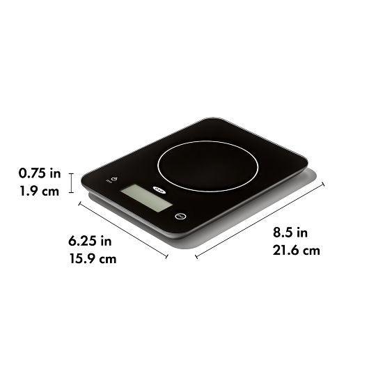 OXO Food Scale: 11 lbs, Glass