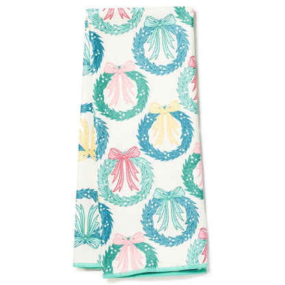 Once Again Home Anywhere Towel: Reversible, RJW Neighbors Wreath