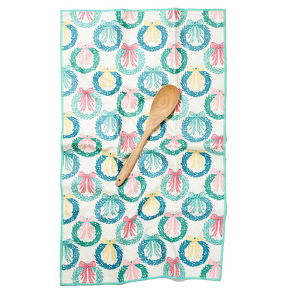 Once Again Home Anywhere Towel: Reversible, RJW Neighbors Wreath