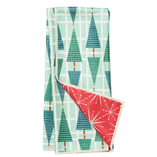 Once Again Home Anywhere Towel: Reversible, RJW Stripe Tree