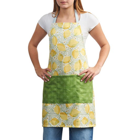 Once Again Home Attach and Go Apron: RJW Lemon Sparkle