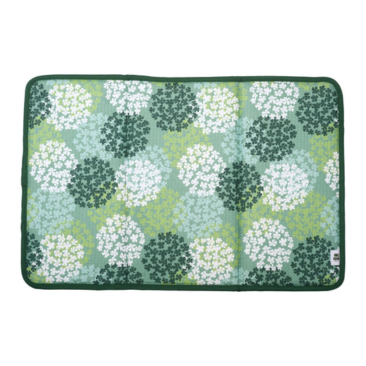 Once Again Home Drying Mat: Hydrangea, Green