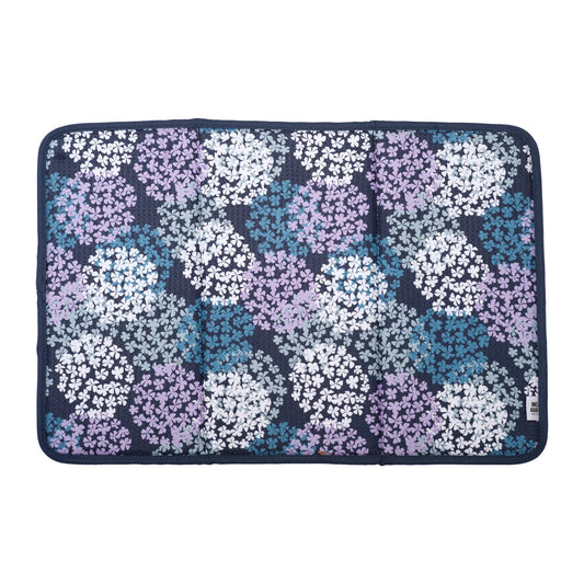 Once Again Home Drying Mat: Hydrangea, Navy