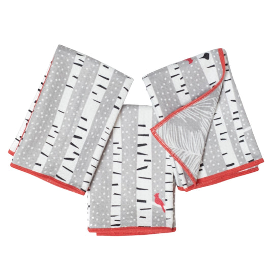 Once Again Home Mighty Mini Towels (Set of 3): KN Cardinal