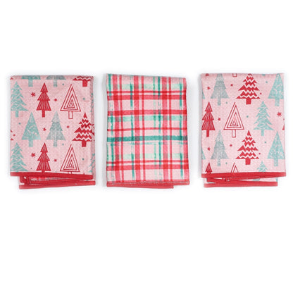 Once Again Home Mighty Mini Towels (Set of 3): Marie Le Moal Twinkling Trees