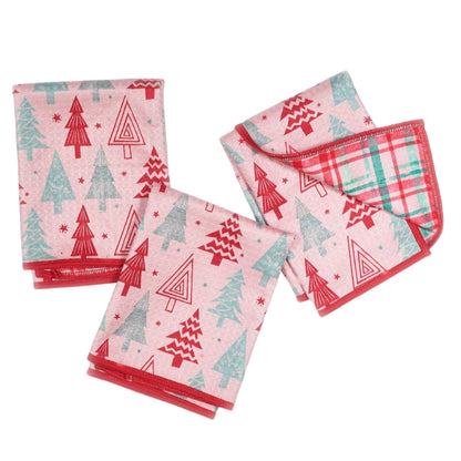 Once Again Home Mighty Mini Towels (Set of 3): Marie Le Moal Twinkling Trees