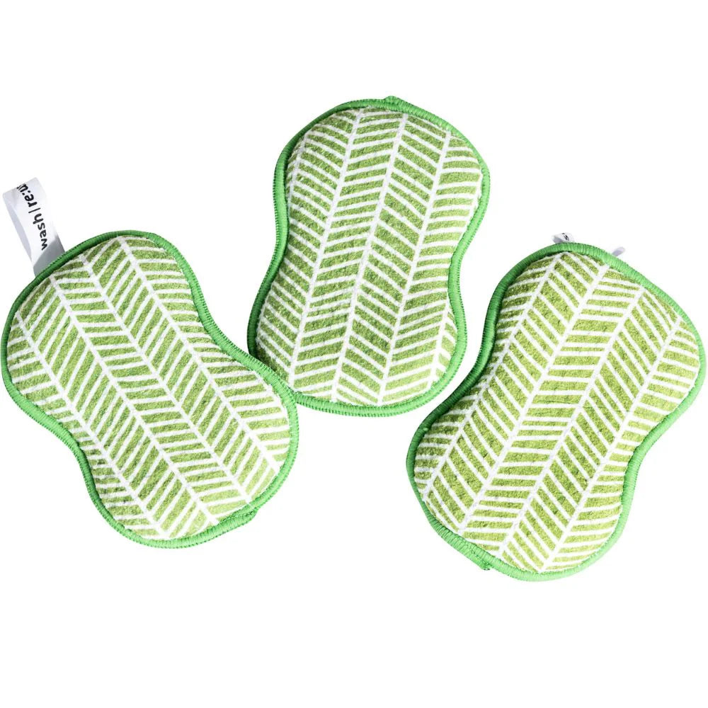 Once Again Home Sponges (Set of 3): Branches, Greenery