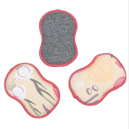 Once Again Home Sponges (Set of 3): HJ, Rooted