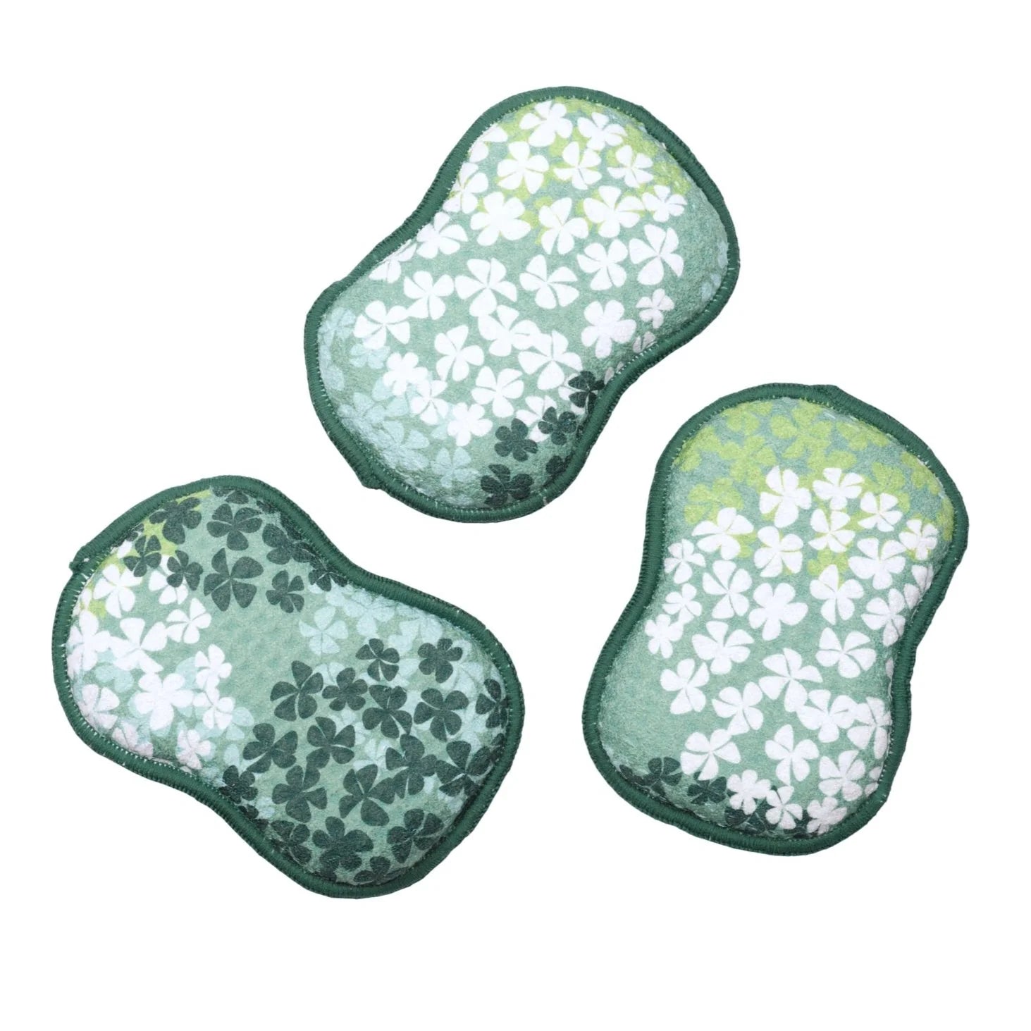 Once Again Home Sponges (Set of 3): Hydrangea, Green