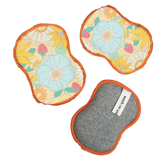 Once Again Home Sponges (Set of 3): MT Daisies