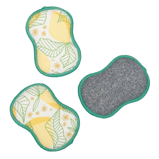 Once Again Home Sponges (Set of 3): RJW Lemon