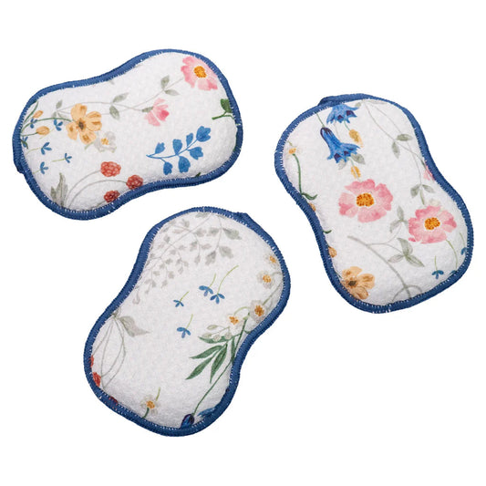 Once Again Home Sponges (Set of 3): Serenity Floral