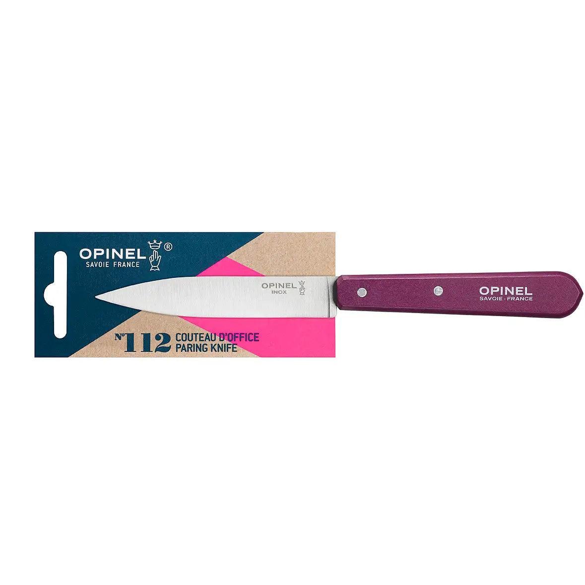 Opinel N°112 Paring Knife: Plum