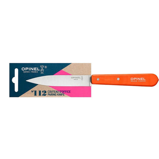 Opinel N°112 Paring Knife: Tangerine