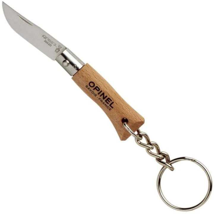 Opinel N°2 Stainless Steel Pocket Knife: Beech