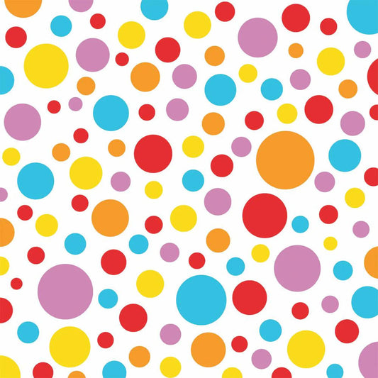 Paperproduct Designs Cocktail Napkins: Dots, Multicolor