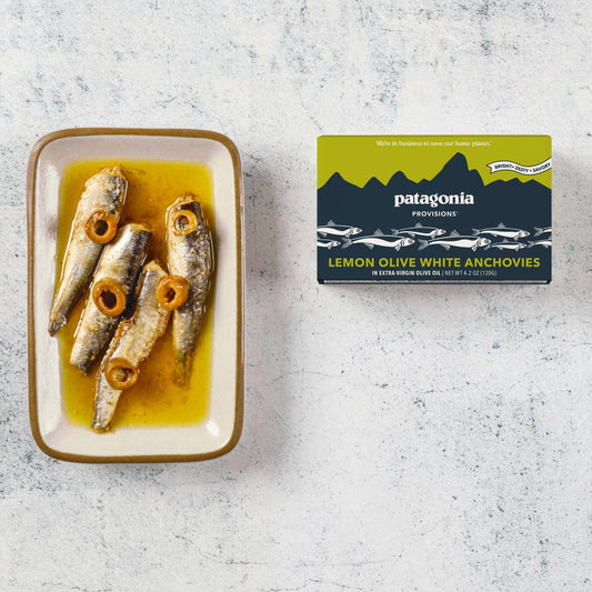 Patagonia Provisions - Lemon Olive Spanish White anchovies