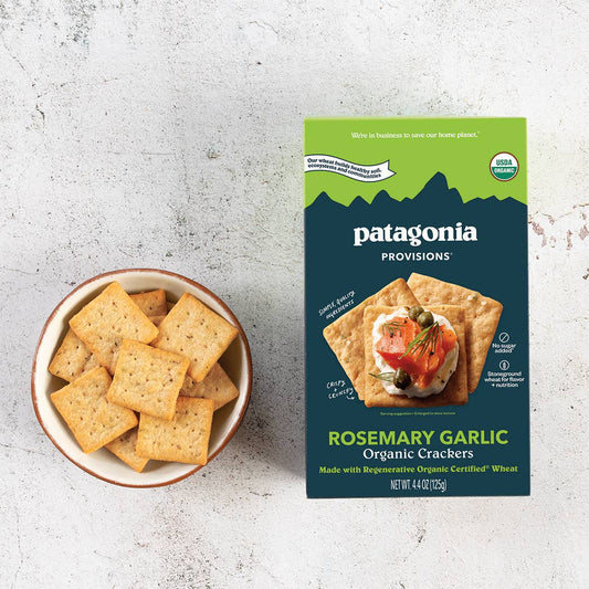 Patagonia Provisions Organic Rosemary Garlic Crackers