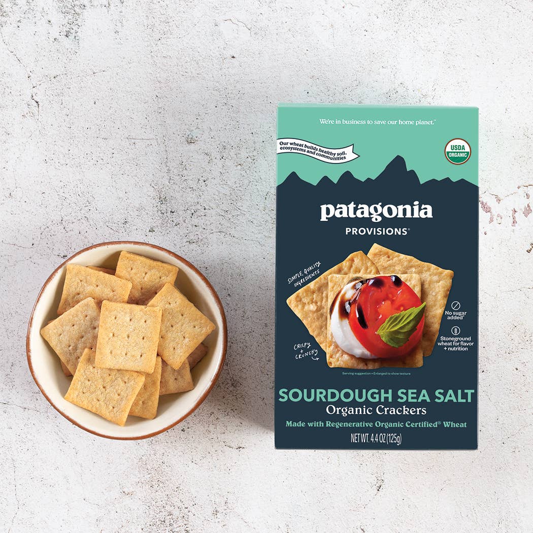 Patagonia Provisions Organic Sourdough Sea Salt Crackers